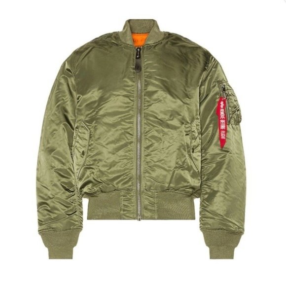 Alpha Industries Other - ALPHA INDUSTRIES MA-1 Bomber Jacket in Sage reversible medium